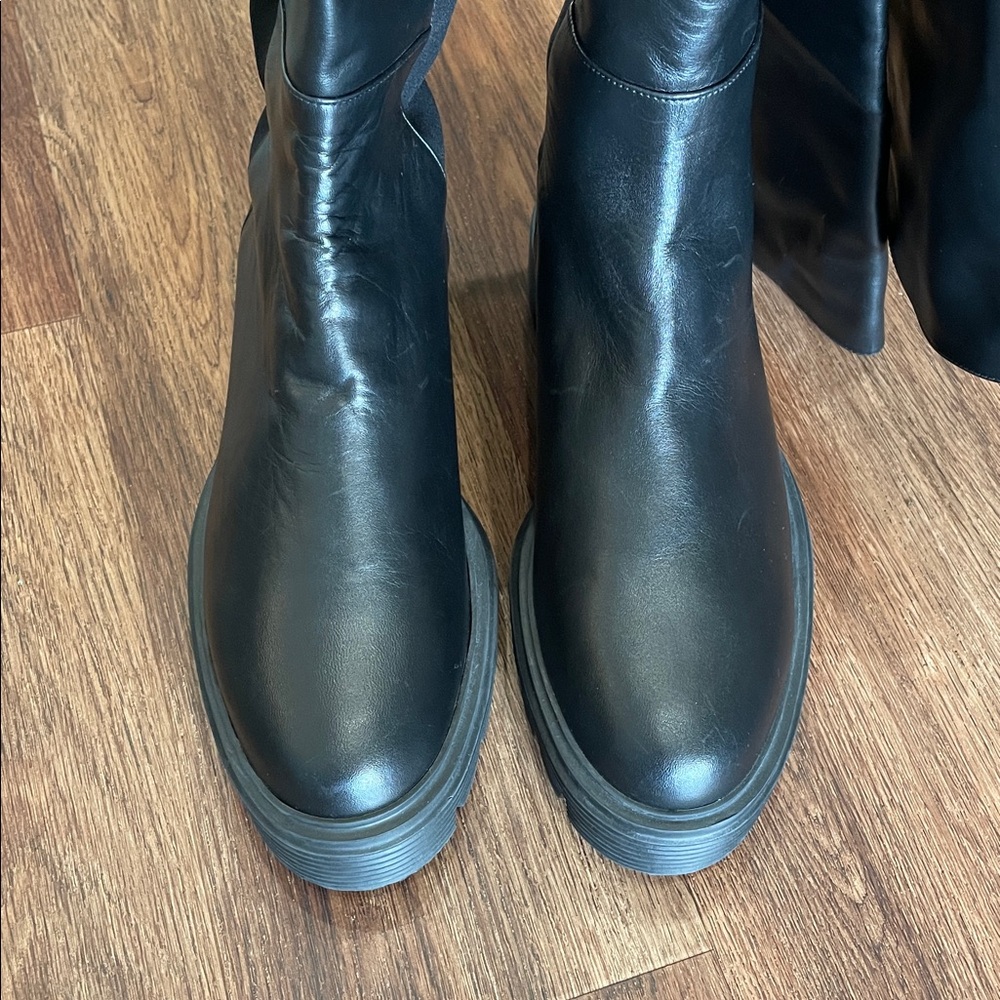 New Stuart Weitzman 5050 SoHo Over The Knee Boots - Picture 4 of 7